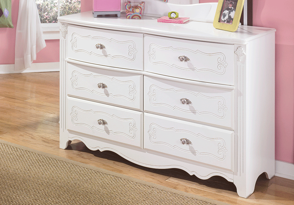 Exquisite Dresser Lexington, Youth White Dresser With Mirror