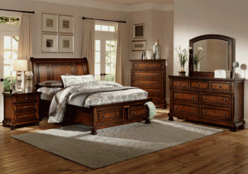 HOT DEAL 🔥 Kingston Brown Queen Bedroom Set