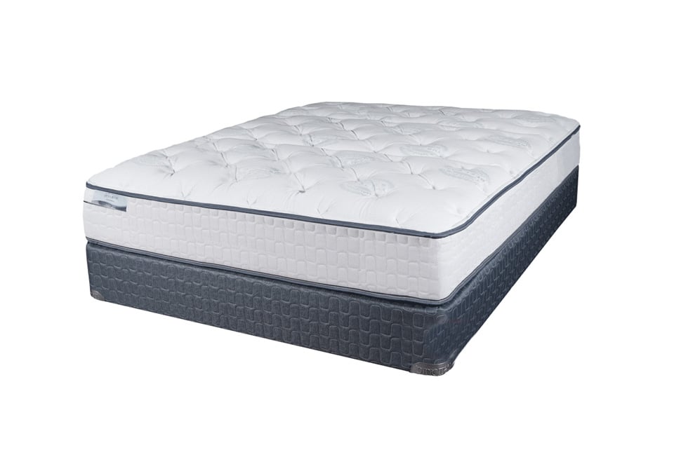 Restonic Kaitlyn Plush Queen Mattress Set Lexington Overstock Warehouse