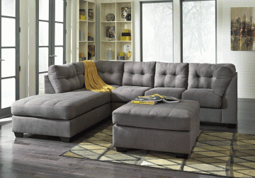 HOT DEAL 🔥 Maier Charcoal 2pc LAF Chaise Sectional