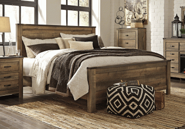 Trinell Brown King Panel Bed