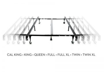 Queen Metal Bed Frame with Glides