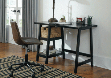 Mirimyn Black Small Home Office Desk