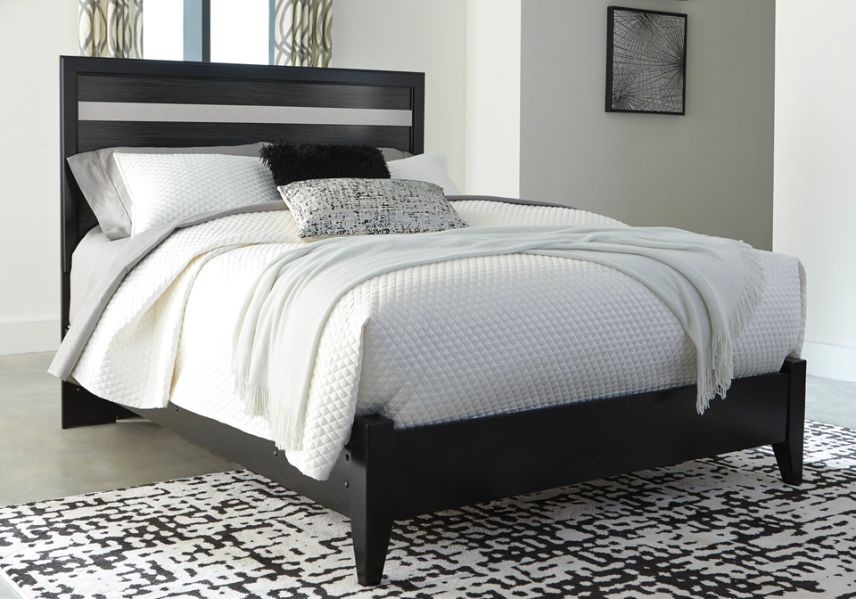 Starberry Black Queen Panel Bed Lexington Warehouse Starberry Black Queen Panel Bed