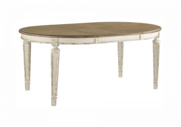 Realyn Chipped Oval Dining Table