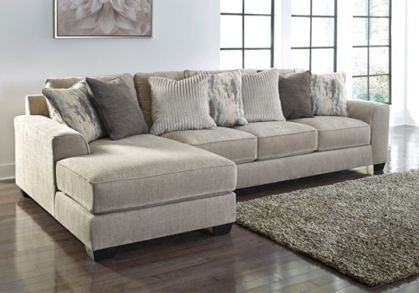 Ardsley Pewter 2pc LAF Chaise Sectional