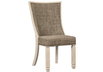 Bolanburg Two-Tone Brown Upholstered Side Dining Chair