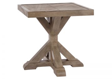 Beachcroft Beige Outdoor Square End Table