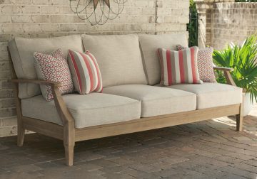 Clare View Light Brown Outdoor Sofa