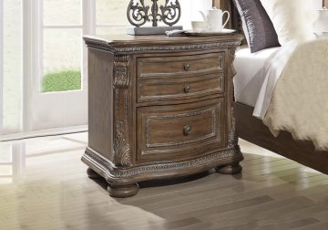  HOT DEAL 🔥 Charmond Brown Two Drawer Night Stand