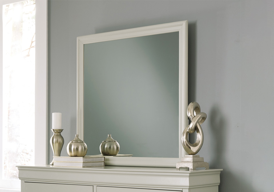 Jorstad Gray Mirror Lexington Overstock Warehouse