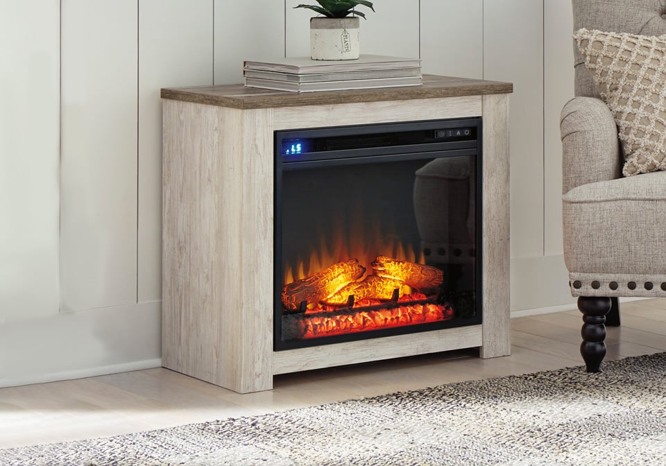 Willowton Whitewash Fireplace Mantel Lexington Overstock Warehouse