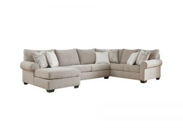 Baranello Stone 3pc LAF Chaise Sectional
