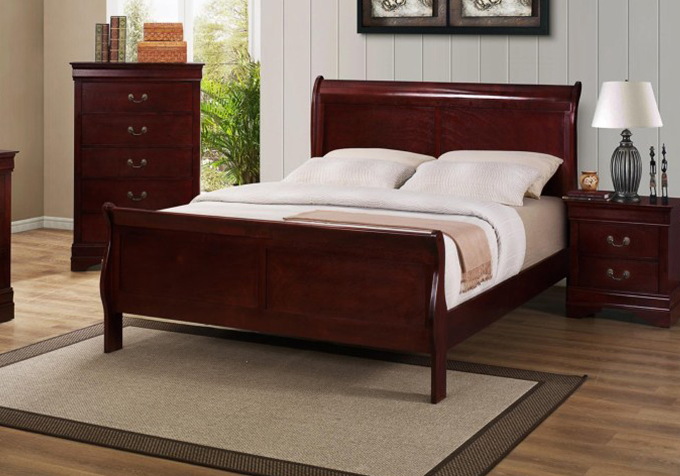 Ine Cherry Queen Bed Lexington Warehouse - Cherry Queen Bed Rails Ine Cherry Queen Bed Lexington Warehouse - Cherry Queen Bed Rails