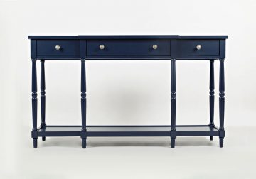 Stately Home Navy Console Table