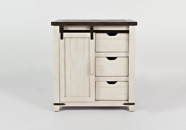 Madison County White Accent Cabinet