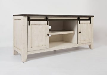 Madison County White 60" TV Stand