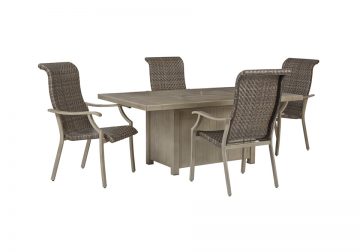 Windon Barn Brown 5pc Outdoor Dining Set