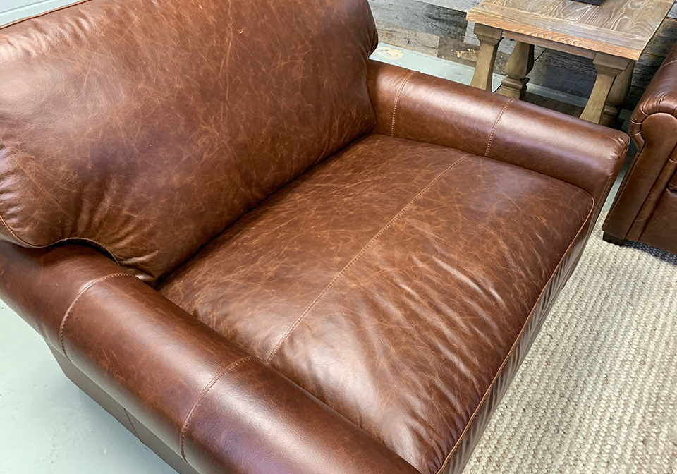 Reserve Havana Chocolate Leather Chair