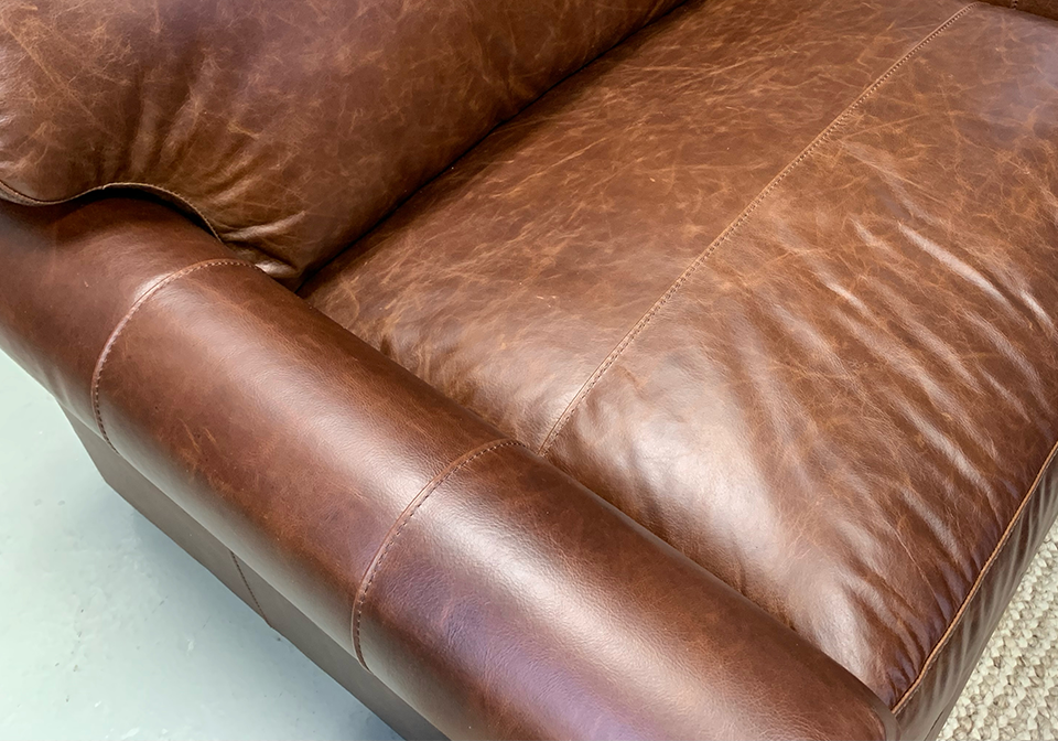 Reserve Havana Chocolate Leather Sofa
