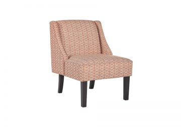Janesley Orange/Cream Accent Chair