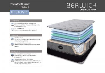 Restonic® Berwick Cushion Firm King Mattress Only