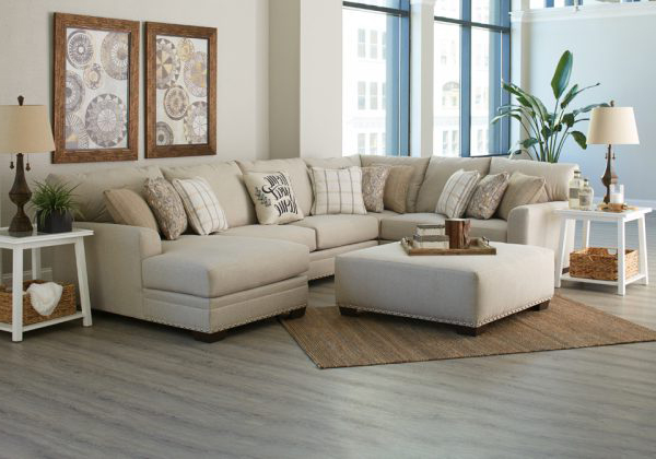 Middleton Cement 3pc LAF Chaise Sectional