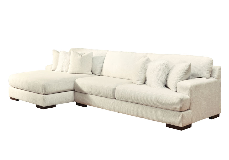Zada Ivory 2pc. LAF Chaise Sectional
