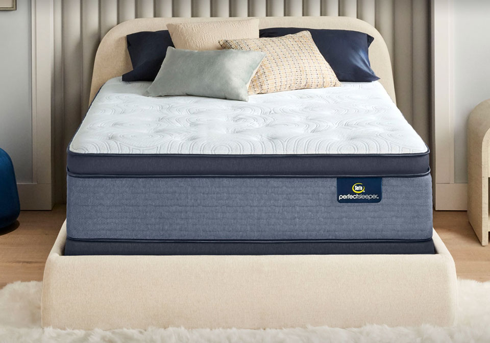 Serta™ Perfect Sleeper® Renewed Nights Firm Pillow Top Queen Mattress Set