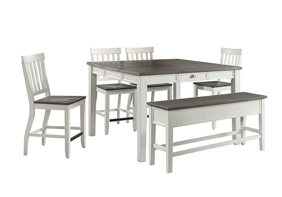 Kayla 6pc Counter Height Dining Set