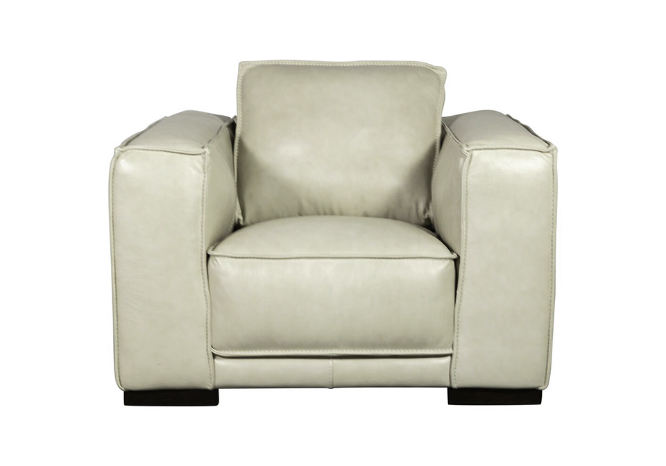 Modena Ivory Leather Chair