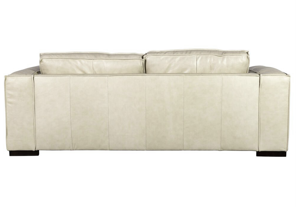 Modena Ivory Leather Sofa