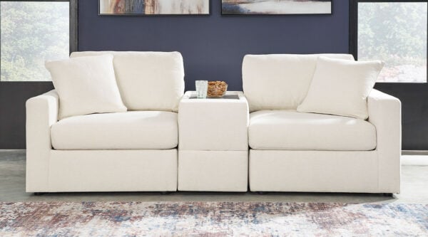 Modmax Oyster 3pc. Sectional w/ Storage Console - Lexington Overstock ...