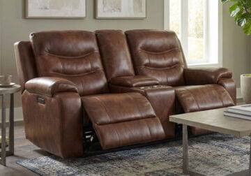 Carolina Brown Power Reclining Love Seat