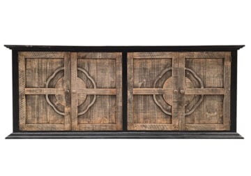 Beth Jes Black 4-Door Console