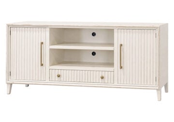 Riley White TV Stand
