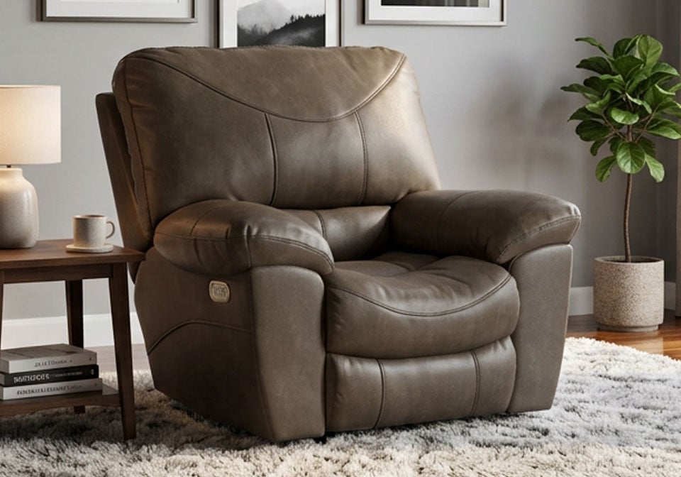 Reznor-Taupe-Recliner