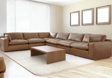 Emilia Caramel 6pc. Sectional