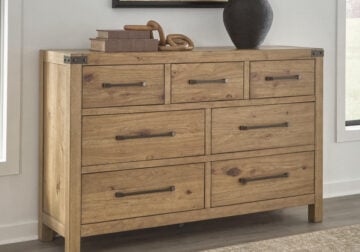Ridgester Light Brown Dresser