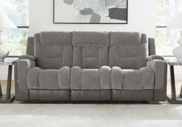 Mixed Motion Shadow Power Reclining Sofa