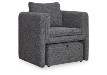 Vreni Charcoal/Black Accent Chair