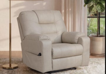 Belmone Pike Sand Power Lift Recliner