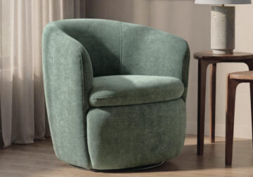 Leemont Juniper Swivel Accent Chair