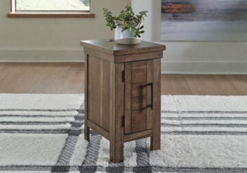 Moriville Grayish Brown Chair Side End Table