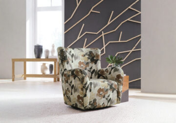 Rowenburg Multi Swivel Glider Accent Chair