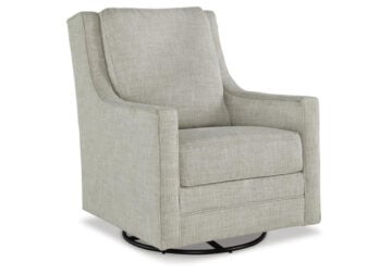 Kambria Fog Swivel Glider Accent Chair