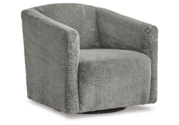 Bramner Charcoal Swivel Accent Chair