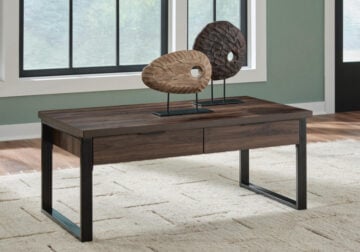 Wickman Falls Dark Brown Rectangular Cocktail Table