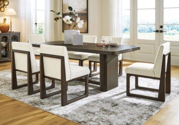 Radkin Burnished Brown 7pc. Dining Set