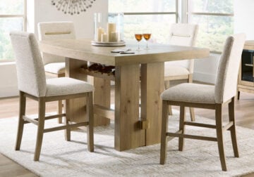 Lasinger Light Brown CounterHeight 5pc. Set